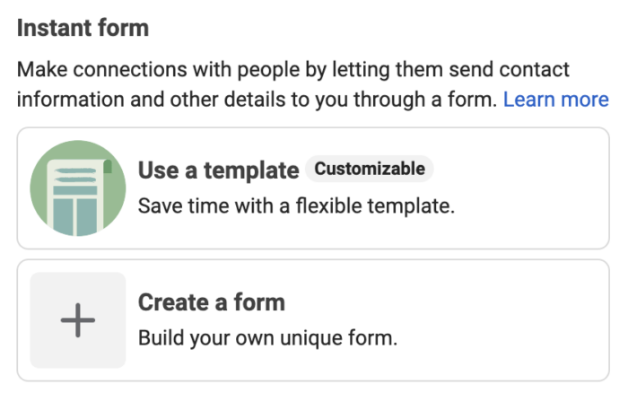 Lead Form Templates